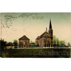 1903 Ljubljana, Laibach; Srca Jezusa cerkev / Herz Jesu Kirche / church. U. Cotman (EM)