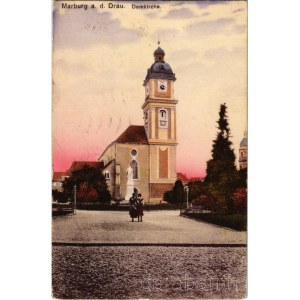 1918 Maribor, Marburg; Domkirche. Verlag M. Letonya / cathedral (EK)