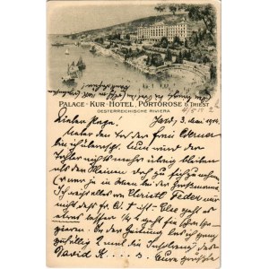 1914 Portoroz, Portorose; Palace Kur Hotel / hotel, spa (EK)