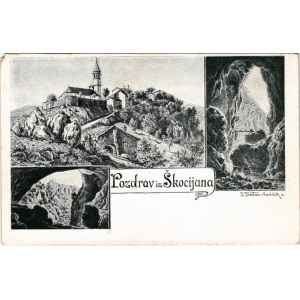 Skocjan, general view, Skocjan Caves. Art Nouveau (EM)