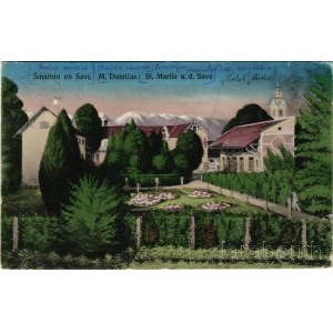 1915 Smartno ob Savi, Sankt Martin an der Save (Ljubljana, Laibach); M. Dolnicar / castle, park (EK)