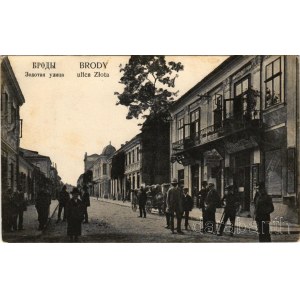 Brody, Ulica Zlota / street view, shops (fl)
