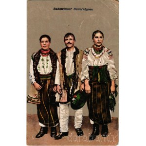 1924 Bukowinaer Bauerntypen / Bukovinai folklór / folklore from Bucovina (EM)