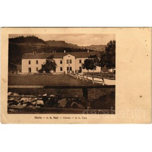 1916 Skole, c. k. Sad / courthaus (EB)