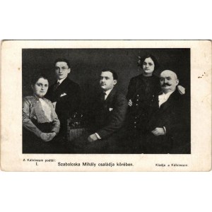 A Kálvineum poétái I.: Szabolcska Mihály a családja körében. Kiadja a Kálvineum. Hoffmann és Kronovitz / Hungarian poet (EK)