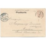 1899 Achtung: Fettfleck! / Attention: grease stain! Fat man humour at the beach. litho (r)