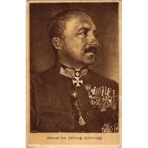 József kir. herceg, tábornagy / Joseph August von Österreich. Austro-Hungarian K.u.K. military s: Lejava (fa)