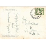 1936 Fackelstaffellauf Olympia - Berlin. Werbe-Postkarte Nr. 6. für die Olympischen Spiele 1936 / Olimpiai fáklyaváltó futás Berlinben / Olympic torch relay in Germany + So. Stpl s: G. Dreher - F. Schicker (szakadás / tear)