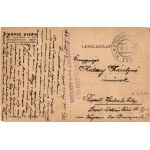 1915 Hindenburg, az oroszverő. A Képes Újság felvétele + K.u.K. Lokomotivfeldbahn Nr. 1. Verkehresdienst der 3. Sektion (felületi sérülés / surface damage)