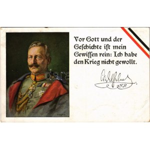 1916 II. Vilmos / Vor Gott und der Geschichte ist mein Gewissen rein: Ich habe den Krieg nicht gewollt. Wilhelm II. S.V.D. Nr. 1341.