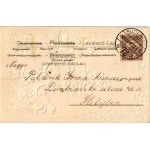 1901 Boldog karácsonyi ünnepeket! Mikulás dombornyomott szövetberakással, gyerekekkel és játékokkal karácsonykor / Christmas greeting with Saint Nicholas, children and toys on Christmas Eve. Emb. litho with silk (r)