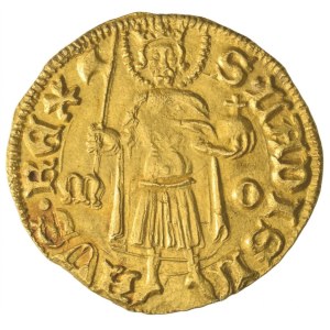 1405-1406. Aranyforint Au Zsigmond (3,55g) T:AU,XF Hungary 1405-1406. Goldgulden Au Sigismund (3,55g) C:AU,XF Huszár: 573., Unger I.: 446.eta