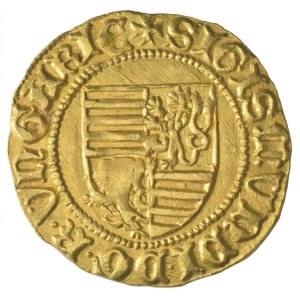 1405-1406. Aranyforint Au Zsigmond (3,55g) T:AU,XF Hungary 1405-1406. Goldgulden Au Sigismund (3,55g) C:AU,XF Huszár: 573., Unger I.: 446.eta