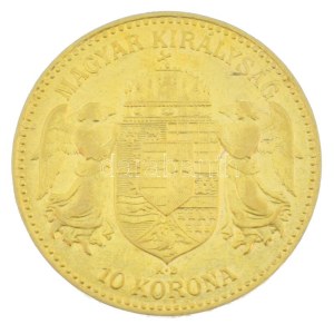 1906KB 10K Au Ferenc József Körmöcbánya kapszulában (3,38g/0.900) T:XF,VF Hungary 1906KB 10 Korona Au Franz Joseph I Kremnitz / Kremnica in capsule (3,38g/0.900) C:XF,VF Adamo K8, Krause KM#485