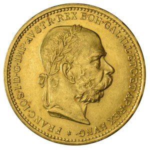 Ausztria 1895. 20K Au Ferenc József (6,78g/0.900) T:XF Austria 1895. 20 Corona Au Franz Joseph I (6,78g/0.900) C:XF Krause KM#2806