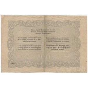 1848. 100Ft Kossuth bankó, FD. 5397 T:F Hungary 1848. 100 Forint Kossuth banknote, FD. 5397 C:F Adamo G114, Krause P#S118