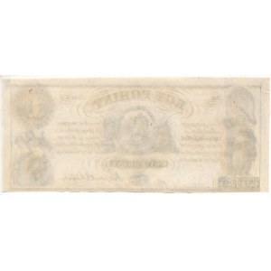 1852. 1Ft Kossuth bankó, E sorozat, kitöltetlen T:AU Hungary 1852. 1 Forint E prefix, without date or serial number C:AU Adamo G122, Krause P#S141