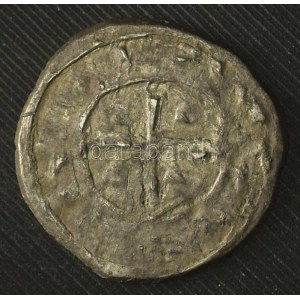 1095-1116. Denár Ag Kálmán (0,35g) T:XF patina Hungary 1095-1116. Denar Ag Coloman (0,35g) C:XF patina Huszár: 38., Unger I.: 29.