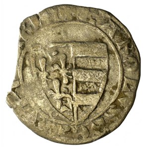 1333. Obulus Ag I. Károly (Károly Róbert) (0,30g) T:VF kitörés, patina Hungary 1333. Obulus Ag Charles I (0,30g) C:VF cracked, patina Huszár: 480., Unger I.: 402.a
