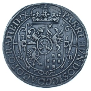 1622N-B Tallér Ag Bethlen Gábor Nagybánya (28,08g) T:VF RR! fny., patina Hungary 1622N-B Thaler Ag Bethlen Gábor Baia Mare / Neustadt (28,08g) C:VF RR! ear mark, patina Unger (Erdély) 241, Huszár (Erdély) 379