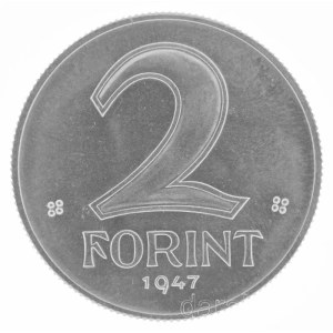 1947. 2Ft Al Kossuth címer T:AU Hungary 1947. 2 Forint Al Kossuth coat of arms C:AU Adamo F7, Krause KM#533