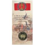 1998. 50f-200Ft (10xklf) forgalmi sor + 1998. 100Ft alpakka 1848-1849. Szabadságharc 150. évfordulójára, dísztokban, belső borító ragasztása kissé elengedett T:PP patina Hungary 1998. 50 Fillér - 200 Forint (10xdiff) coin set + 1998. 100 Forint alpakka 