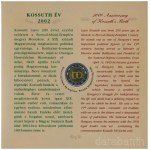 2002. 1Ft-100Ft (8xklf) forgalmi sor szettben, közte 100Ft Kossuth T:PP Hungary 2002. 1 Forint - 100 Forint (8xdiff) coin set, within 100 Forint Kossuth in case C:PP Adamo FO35.1
