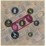 2002. 1Ft-100Ft (8xklf) forgalmi sor szettben, közte 100Ft Kossuth T:PP Hungary 2002. 1 Forint - 100 Forint (8xdiff) coin set, within 100 Forint Kossuth in case C:PP Adamo FO35.1