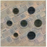 2002. 1Ft-100Ft (8xklf) forgalmi sor szettben, közte 100Ft Kossuth T:BU Hungary 2002. 1 Forint - 100 Forint (8xdiff) coin set, within 100 Forint Kossuth in case C:BU Adamo FO35