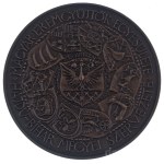 Tóth Sándor (1933-) 1990. "MÉE Hajdú-Bihar megyei szervezete - Debrecen / Erdélyi fejedelmek záróérem" nagyméretű bronz emlékérem (70mm) T:UNC,AU Hungary 1990. "MÉE (Hungarian Numismatic Collectors Society) Hajdú-Bihar County Organization - Debrecen / Pri