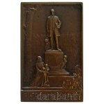 Berán Lajos (1882-1943) 1906. "Semmelweis Ignác Fülöp 1818-1865 / MEDICO HUNGARO PROF. ARTIS OBSTETR. IN UNIV. BUDAPESTINENSI INDAGATORI INDEFESSO CONSERVATORI MATRUM SIGNUM AERE IN ORBE UNIVERSO COLLECTO POSUERUNT COLLEGAE BUDAPESTINI" kétoldalas bronz p