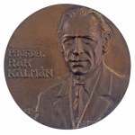 E. Lakatos Aranka (1952-) DN "Prof. Dr. Rák Kálmán / SALUS AEGROTI SUPREMA LEX ESTO (A beteg biztonsága a végső törvény)" kétoldalas öntött bronz emlékplakett (88mm) T:AU Hungary 1992. "Prof. Dr. Rák Kálmán / SALUS AEGROTI SUPREMA LEX ESTO (Patient