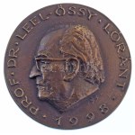 Tóth Sándor (1933-2019) 1984. "Korányi Frigyes 1827-1913" egyoldalas öntött bronz emlékplakett. (~125mm) T:AU Hungary 1984. "Korányi Frigyes 1827-1913" one-sided cast bronze commemorative plaque, Sign.: Sándor Tóth (1933-2019) (~125mm) C:AU