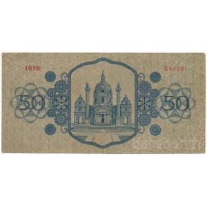 Ausztria 1929. 50Sch 1010 54715 T:F Austria 1929. 50 Schilling 1010 54715 C:F Krause 96