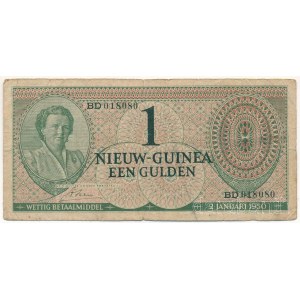 Indonézia / Holland Új-Guinea 1950. 1G BD018080 T:F,VG / Indonesia / Dutch New Guinea 1950. 1 Gulden BD018080 C:F,VG Krause 4.