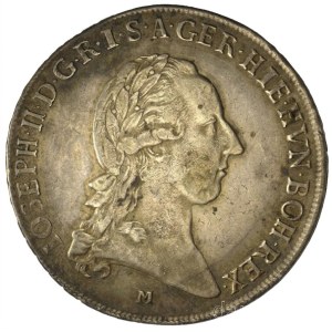 Osztrák Németalföld 1789M 1/2 Tallér / Koronatallér Ag II. József (14,76g) T:XF,VF patina Austrian Netherlands 1789M 1/2 Thaler / Kronenthaler Ag Joseph II (14,76g) C:XF,VF patina Krause KM#34