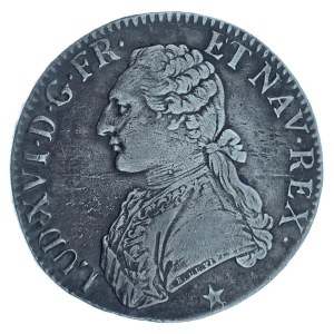 Franciaország 1788W 1E Ag XVI. Lajos (29,23g) Lille T:XF,VF patina France 1788W 1 Écu Ag Louis XVI (29,23g) Lille C:XF,VF patina Krause KM#564.16