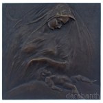 Ausztria DN "Adagio" bronz, egyoldalas, vert plakett. Szign.:Stefan Schwartz (80x79mm) T:AU,XF Austria ND "Adagio" bronze, one-sided, struck plaque. Sign.:Stefan Schwartz (80x79mm) C:AU,XF