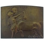 Ausztria DN "Liebeswerbvng" egyoldalas, vert bronz plakett. Szign.: Alfred Hofmann (50x64mm) T:AU Austria ND "Liebeswerbvng" one-sided bronze plaque. Sign.: Alfred Hofmann (50x64mm) C:AU