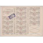1897. Budapest "Magyar Északnyugoti H. É. (Helyi Érdekű) Vasút Részvény Társaság" törzsrészvénye 200K-ról, szárazpecséttel T:AU,XF hajtatlan, de javított szakadás Hungary 1897. Budapest "Hungarian Northwestern Local Interest Railway Share Company" share a
