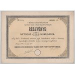1917. Budapest "Budapest-Újpest-Rákospalotai Villamos Közúti Vasút Részvénytársaság" bemutatóra szóló törzsrészvénye 200K-ról, szelvényekkel, szárazpecséttel T:XF Hungary / Budapest 1917. "Electric Tramway Share Company of Budapest-Újpest-Rákospalotai" sh