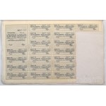 1918. Budapest "Magyar-Amerikai Faipar Részvénytársaság" részvénye 200K-ról "4225", magyar és német nyelven, szelvényekkel, bélyegzésekkel, szárazpecséttel T:F Hungary / Budapest 1918. "Hungarian-American Wood Industry Share Company" share about 200 Koron