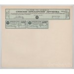 Szerb királyság / Belgárd 1895. "Első Szerb Királyi Hajózási Társaság" részvénye 1000D-ról, szelvényekkel T:XF Kingdom of Serbia / Belgrade 1895. "First Royal Serbian Nautical Company" share about 1000 Dinara with coupons C:XF