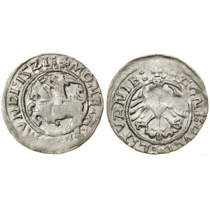 Poland, half-grosz, 1521, Vilnius