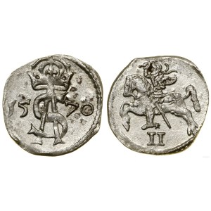 Polska, dwudenar, 1570, Wilno