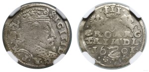 Polska, trojak, 1601, Wilno