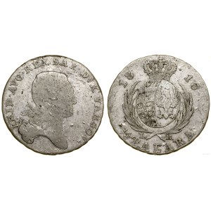 Polen, 2-Złoty-Münze (1/3 Taler), 1813 IB, Warschau