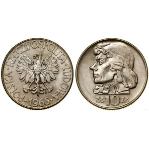 Poland, 10 zlotych, 1966, Warsaw