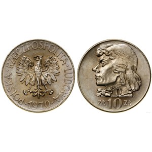Poland, 10 zlotych, 1970, Warsaw