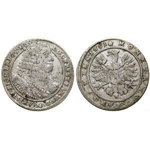 Silesia, 15 kreuzers, 1661, Brzeg
